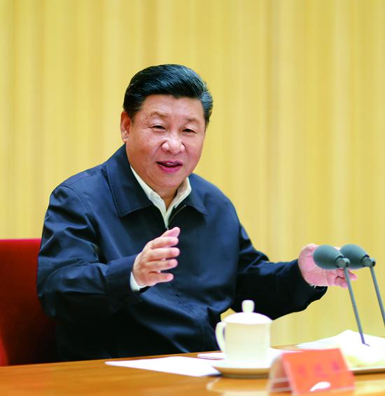 2018年7月3日至4日，全國組織工作會議在北京召開。中共中央總書記、國家主席、中央軍委主席習近平出席會議并發(fā)表重要講話。 新華社記者 鞠鵬/攝